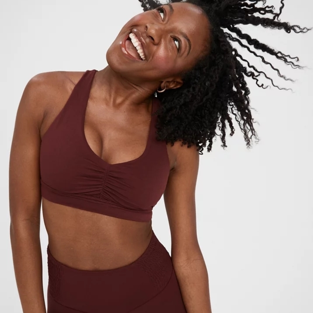 Aerie Deep Red‎ Sports Bra